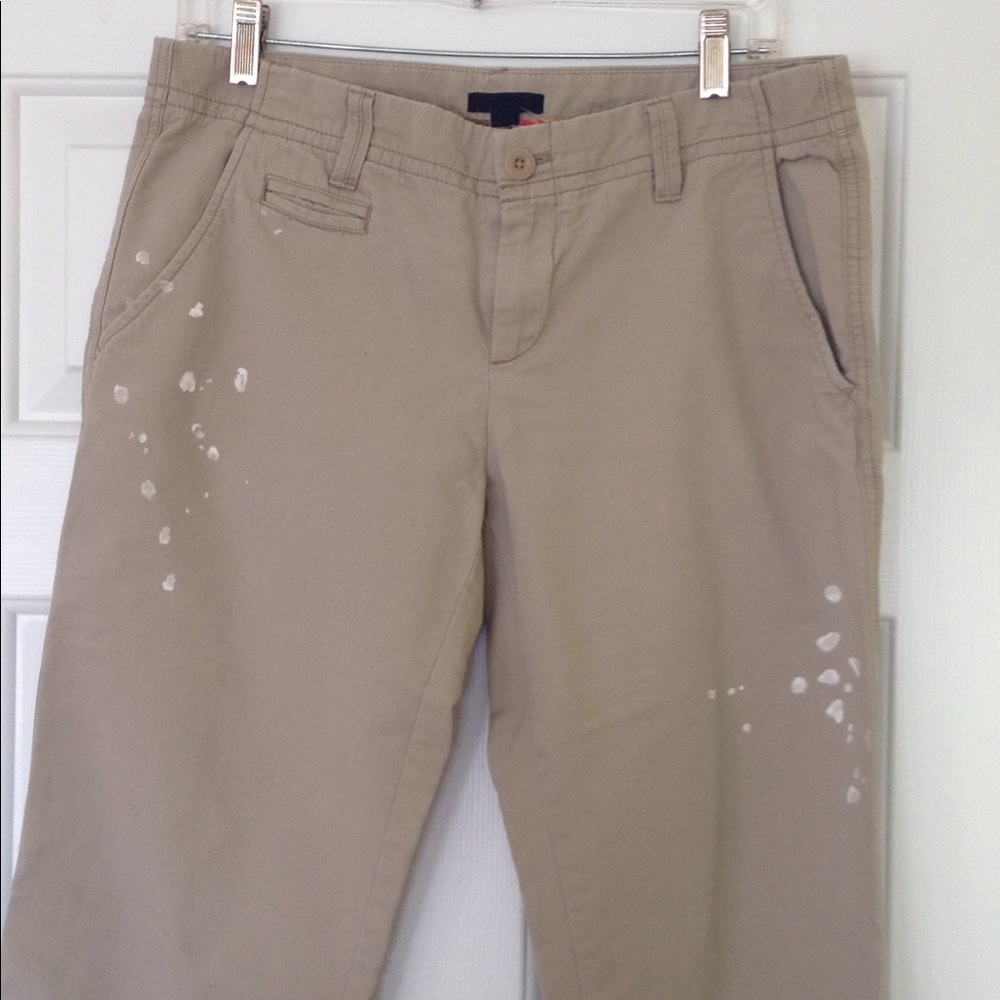 ❤️-🎨GAP Paint-splash Khakis Women's SZ 8